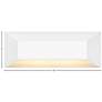 5_Hinkley Landscape Nuvi 12V Large Rectangular Deck Sconce 8" Matte Whit more views