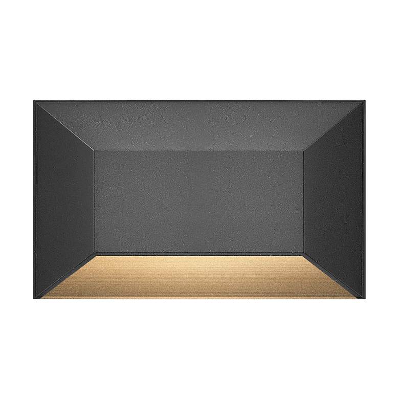 Image 2 Hinkley Landscape Nuvi 12V Medium Rectangular Deck Sconce 5" Black more views