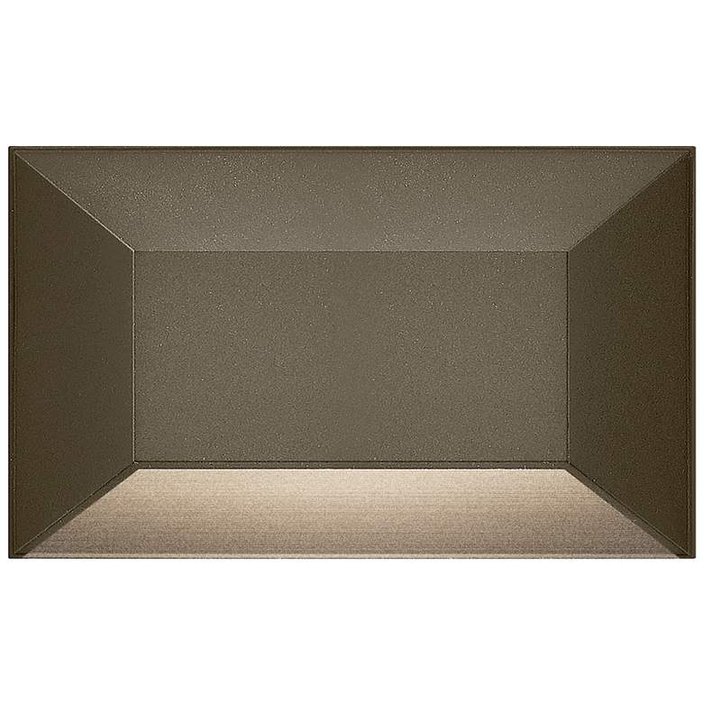 Image 4 Hinkley Landscape Nuvi 12V Medium Rectangular Deck Sconce 5" Bronze more views