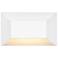 Hinkley Landscape Nuvi 12V Medium Rectangular Deck Sconce 5" Matte Whi