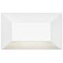 4_Hinkley Landscape Nuvi 12V Medium Rectangular Deck Sconce 5" Matte Whi more views