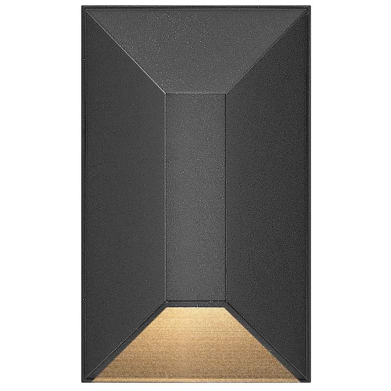Image 2 Hinkley Landscape Nuvi 12V Small Rectangular Deck Sconce 2" Black more views