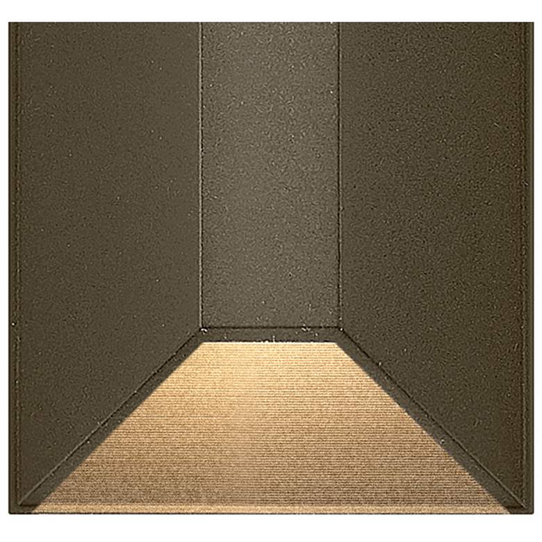 Image 3 Hinkley Landscape Nuvi 12V Small Rectangular Deck Sconce 2" Bronze more views