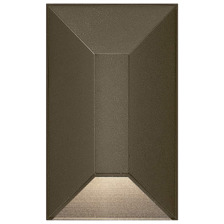 Image 4 Hinkley Landscape Nuvi 12V Small Rectangular Deck Sconce 2" Bronze more views