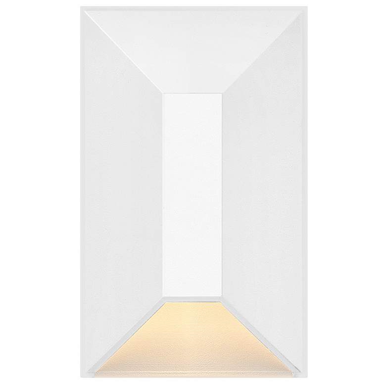 Image 2 Hinkley Landscape Nuvi 12V Small Rectangular Deck Sconce 2" Matte Whit more views