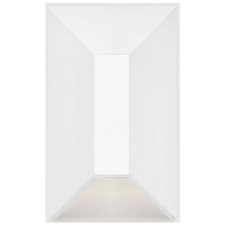 Image 4 Hinkley Landscape Nuvi 12V Small Rectangular Deck Sconce 2" Matte Whit more views