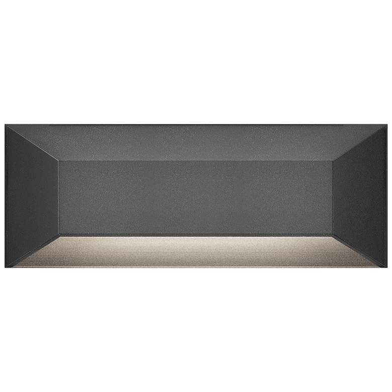 Image 4 Hinkley Landscape Nuvi Large Rectangular Deck Sconce 8" Black more views