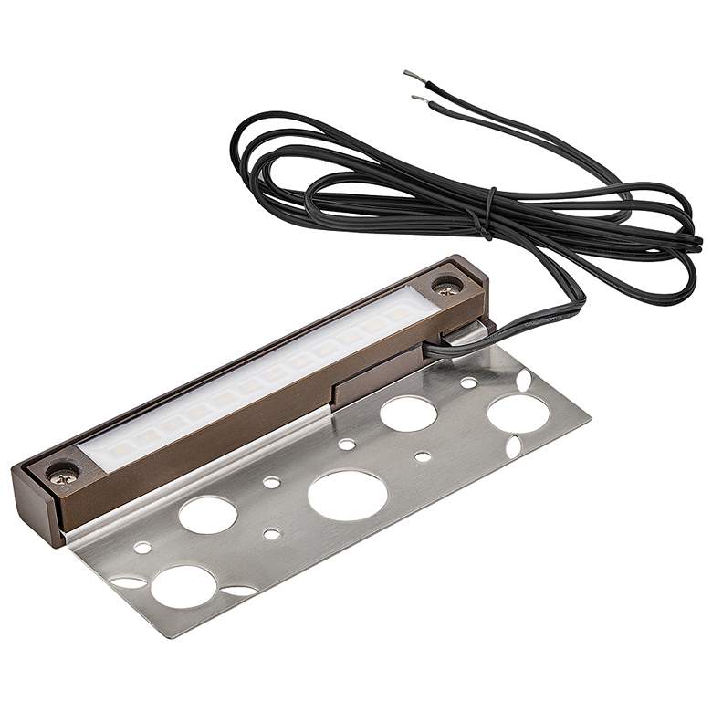 Image 1 Hinkley Landscape Presto 12V LED Hardscape 7" Matte Bronze
