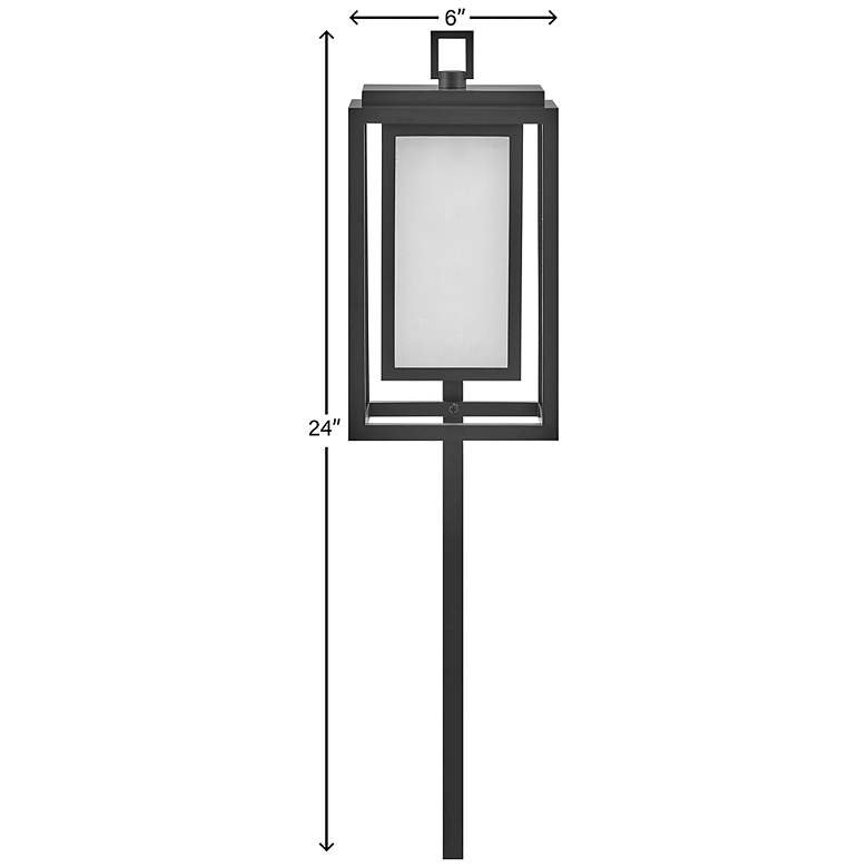 Image 5 Hinkley Landscape Republic LED Path Light 6.0" Black more views