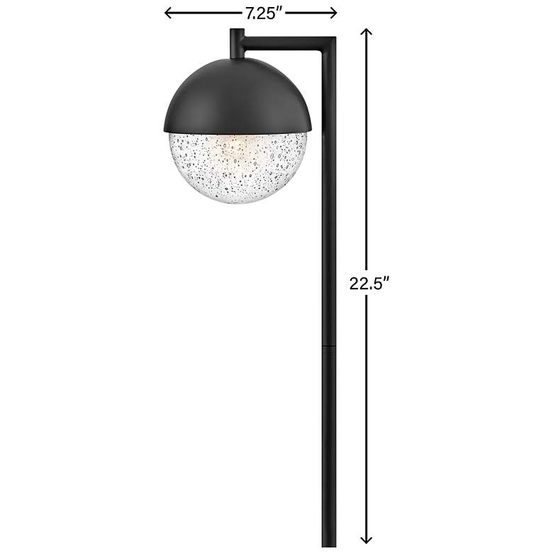 Image 6 Hinkley Landscape Revolve LED Path Light 7.25" Satin Black more views