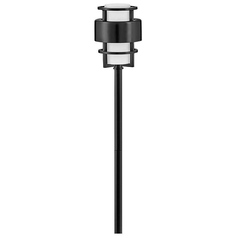 Image 1 Hinkley Landscape Saturn LED Path Light 4.5" Satin Black