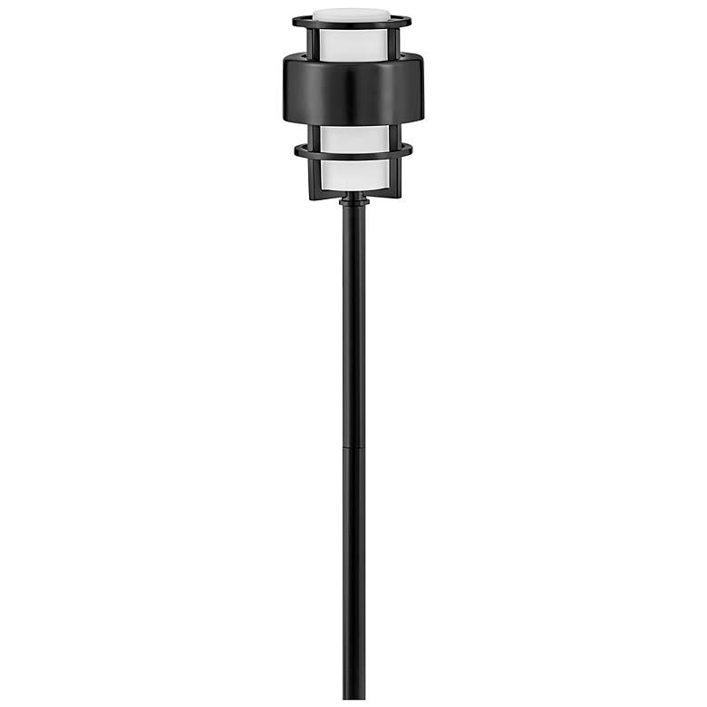 Image 2 Hinkley Landscape Saturn LED Path Light 4.5" Satin Black more views