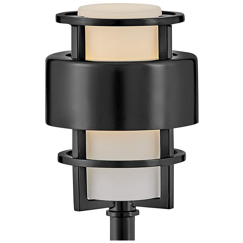 Image 5 Hinkley Landscape Saturn LED Path Light 4.5" Satin Black more views