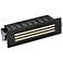 HINKLEY LANDSCAPE SPARTA DASH 12V LED Large Louvered Brick Light Black