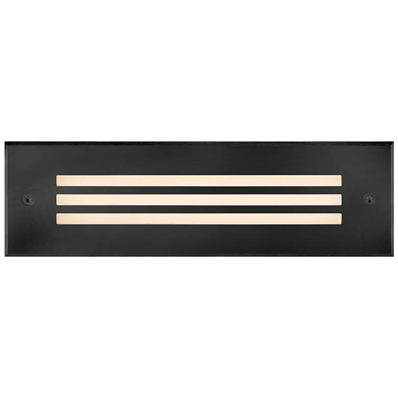 Image 2 HINKLEY LANDSCAPE SPARTA DASH 12V LED Large Louvered Brick Light Black more views