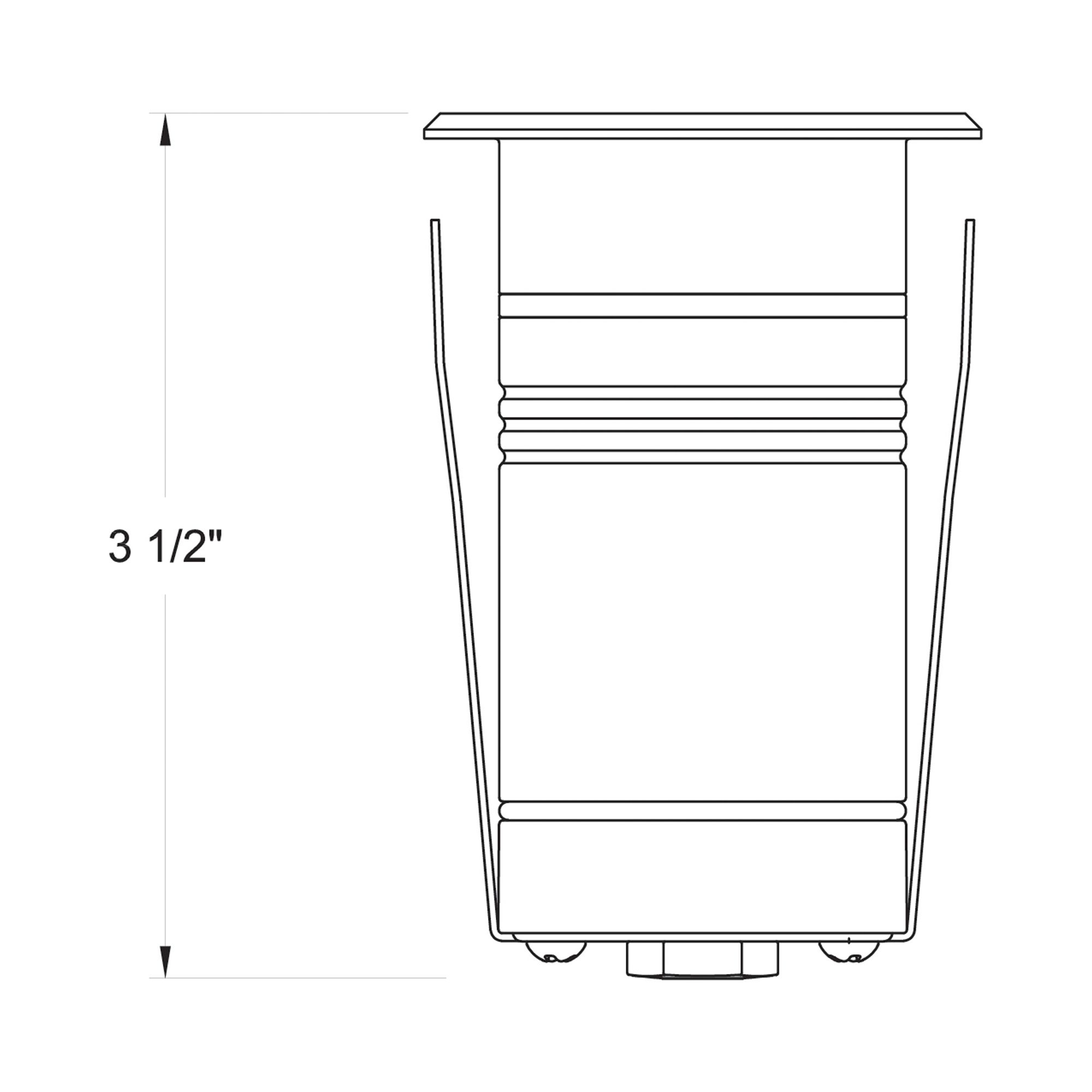 Image 6 Hinkley Landscape Sparta Dot Large LED Round Button 2.25" Stainless Steel more views