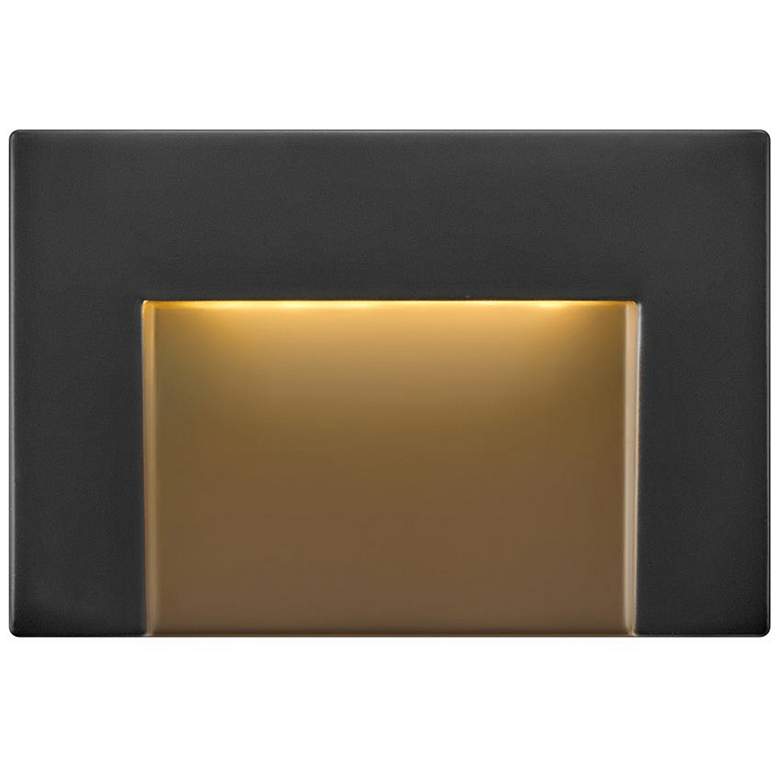 Image 1 Hinkley Landscape Taper Deck Sconce Horizontal 4.5" Satin Black