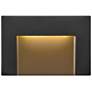 1_Hinkley Landscape Taper Deck Sconce Horizontal 4.5" Satin Black