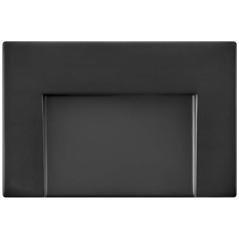 Image 2 Hinkley Landscape Taper Deck Sconce Horizontal 4.5" Satin Black more views