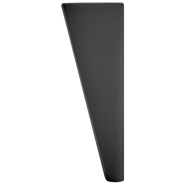 Image 6 Hinkley Landscape Taper Deck Sconce Horizontal 4.5" Satin Black more views