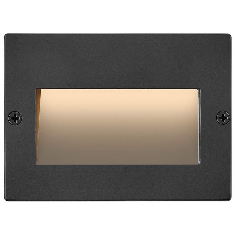 Image 1 Hinkley Landscape Taper Step 12V Horizontal 5" Matte Black Stainless