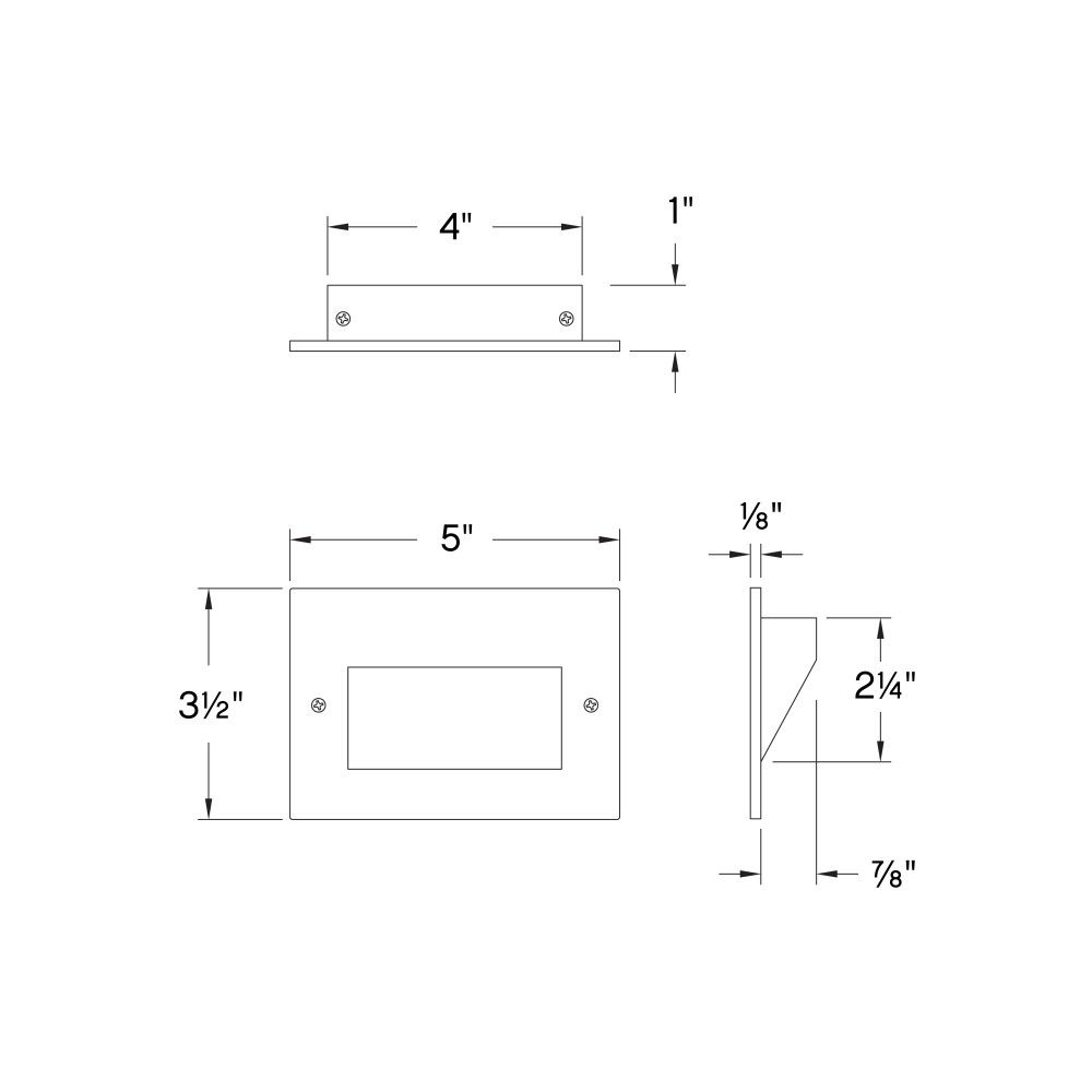 Image 4 Hinkley Landscape Taper Step 12V Horizontal 5" Matte Black Stainless more views