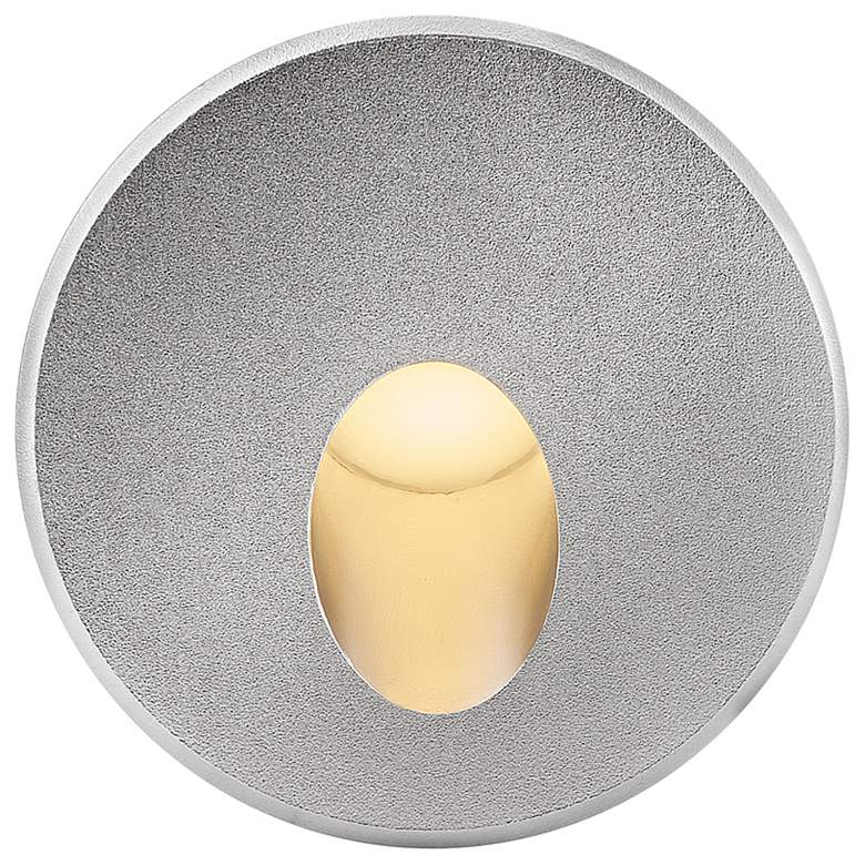 Image 2 Hinkley Landscape Tilt LED Round Wall Light 2.25" Stainless Steel more views