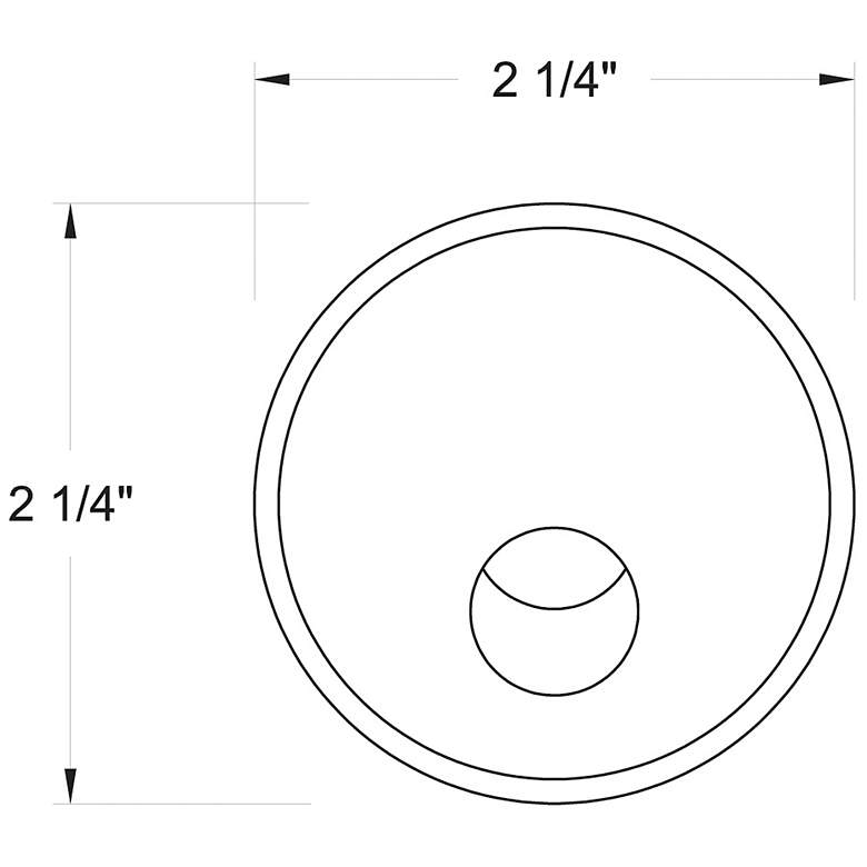 Image 4 Hinkley Landscape Tilt LED Round Wall Light 2.25" Stainless Steel more views