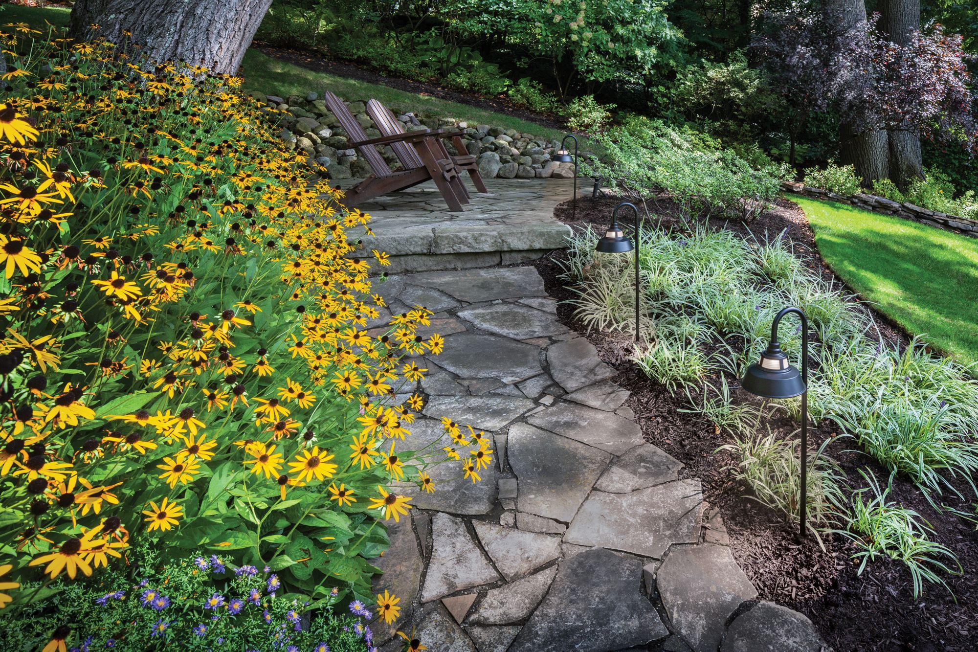 Hinkley Landscape Troyer LED Path Light 7.0" Black