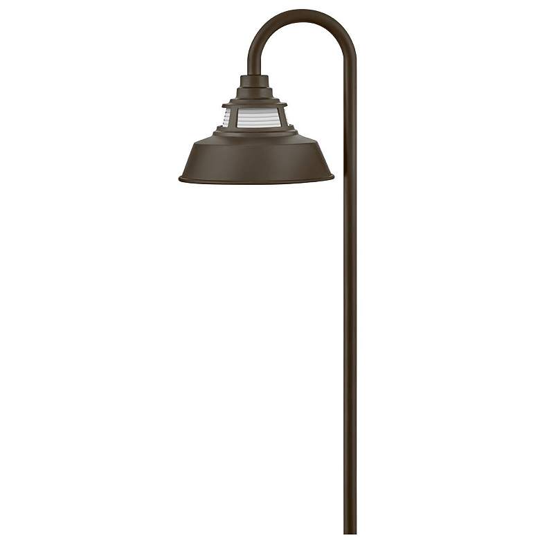 Image 1 Hinkley Landscape Troyer LED Path Light 7.0" Oil Rubbed Bronze