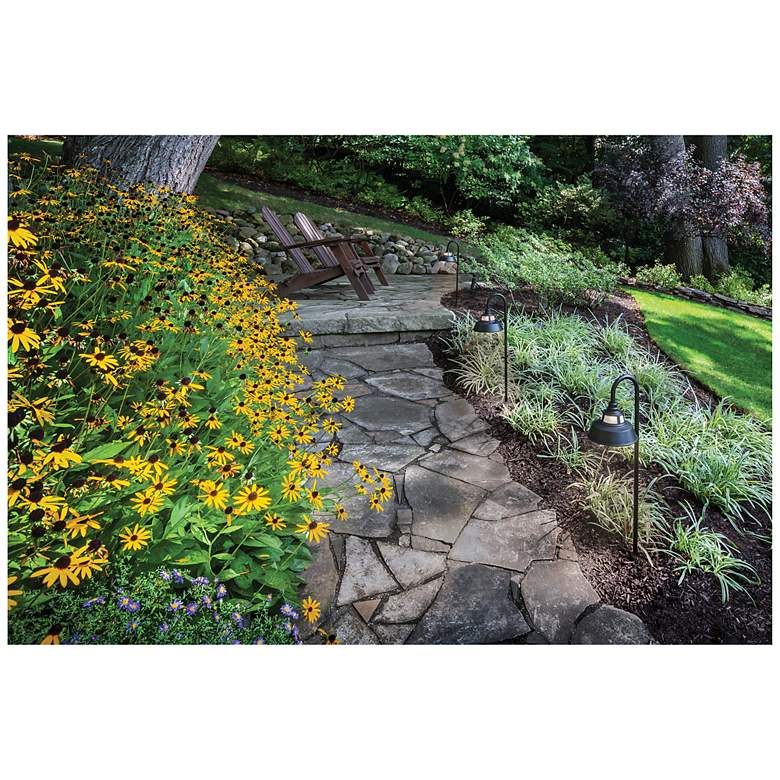 Image 7 Hinkley Landscape Troyer LED Path Light 7.0" Oil Rubbed Bronze more views