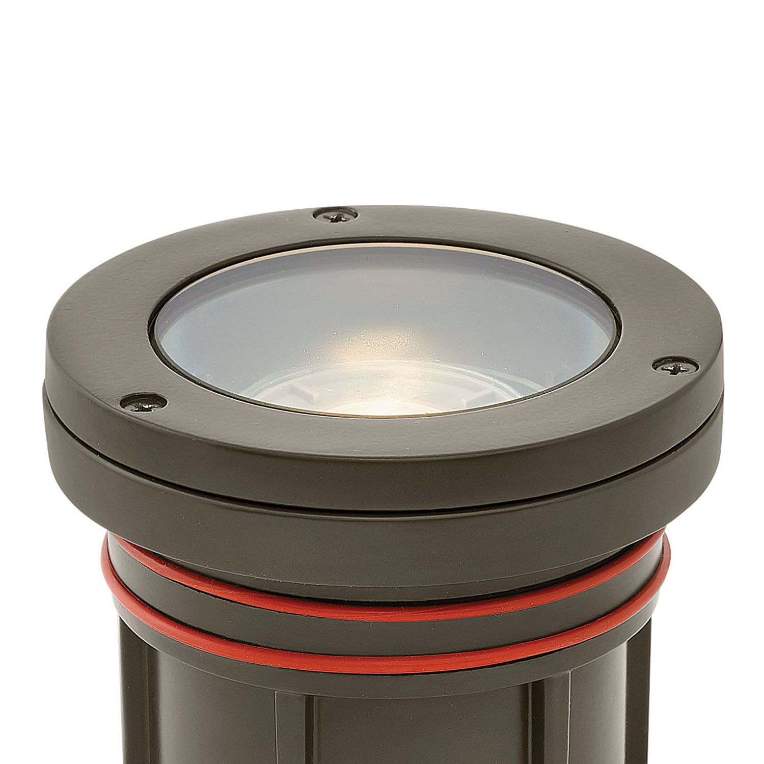 Image 6 Hinkley Landscape Well Light Flat Top Well Light 4.5" Bronze more views