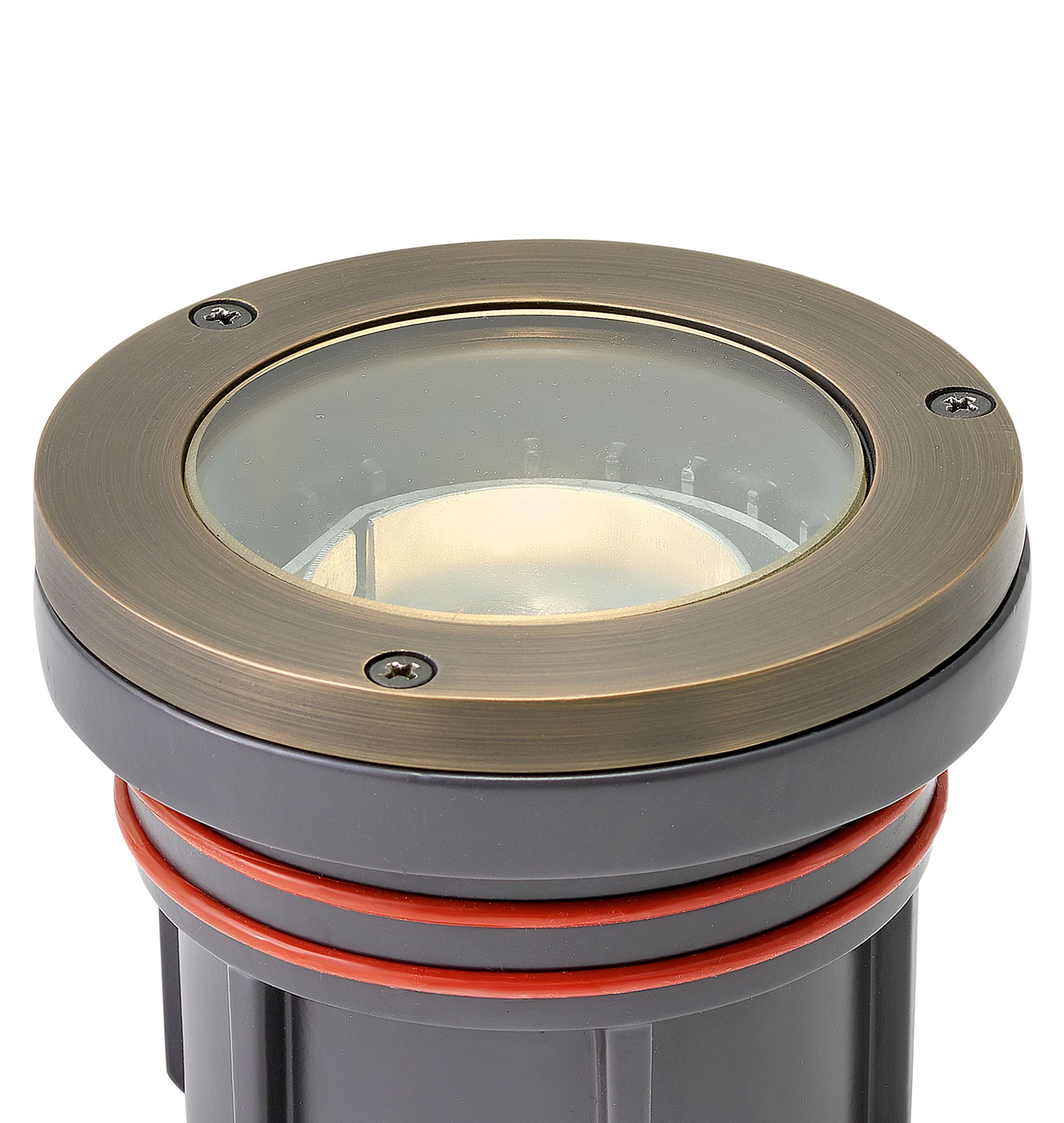 Image 7 Hinkley Landscape Well Light Flat Top Well Light 4.5" Matte Bronze more views