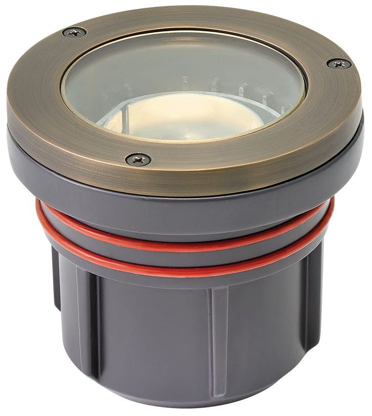 Hinkley Landscape Well Light Hardy Island LumaCORE 120V 4.5" Matte Bronze