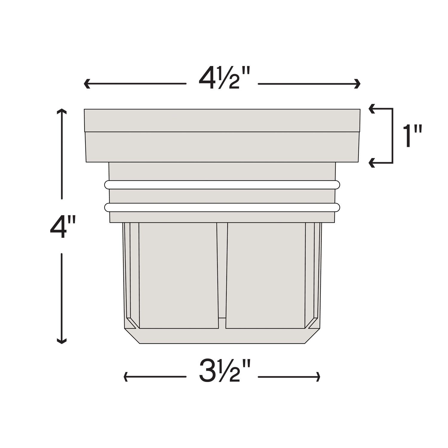 Image 5 Hinkley Landscape Well Light LED 2700K Flat Top 4.5" Matte Bronze more views