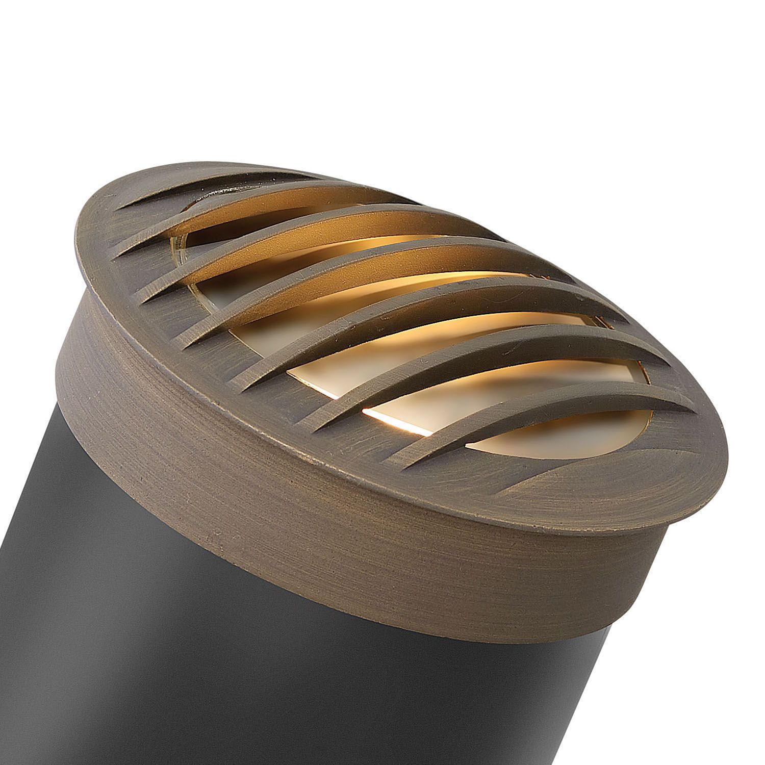 Image 2 Hinkley Landscape Well Light PAR36 Rock Guard 6.25" Matte Bronze more views