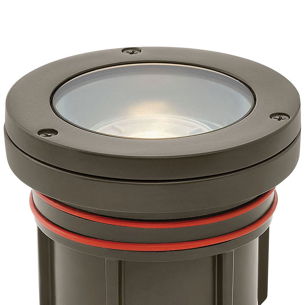 Image 4 Hinkley Landscape Well Light Variable Output LED 2700K Flat Top 4.5" Bronze more views