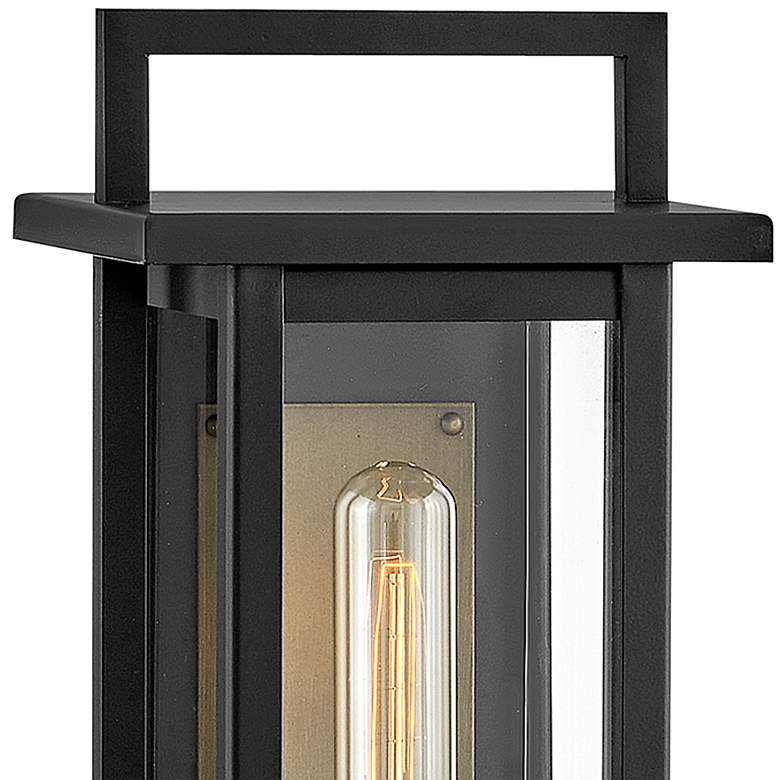 Image 2 Hinkley Langstone 13 1/2" High Black Outdoor Wall Light more views