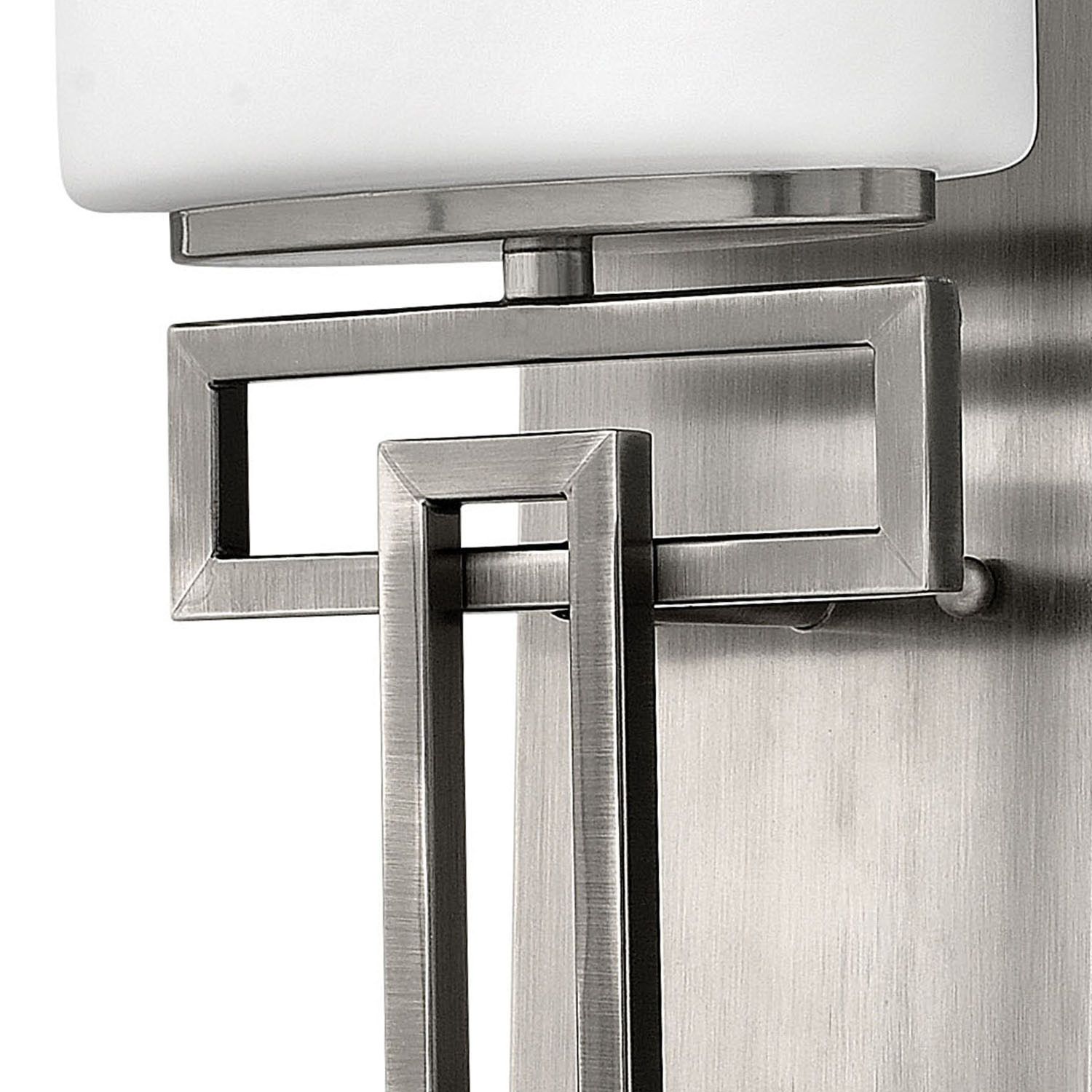 Image 4 Hinkley Lanza 12" High Antique Nickel Wall Sconce more views