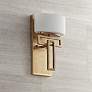 Hinkley Lanza 12" High Modern Luxe Brushed Bronze Wall Sconce