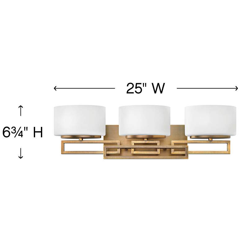 Image 4 Hinkley Lanza Bronze 25" Wide Bathroom Wall Light more views