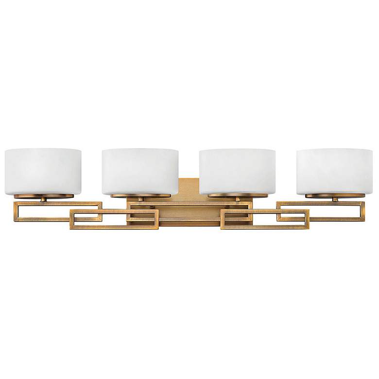 Image 1 Hinkley Lanza Bronze 34" Wide Bathroom Wall Light
