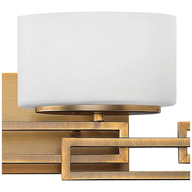 Image 3 Hinkley Lanza Bronze 34" Wide Bathroom Wall Light more views