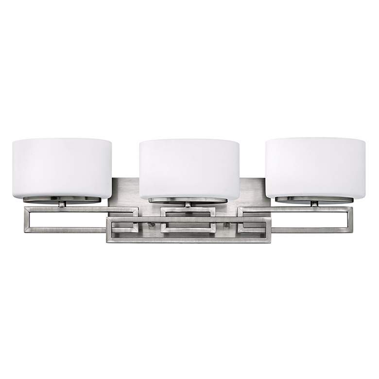 Image 2 Hinkley Lanza Nickel 25" Wide Bathroom Wall Light