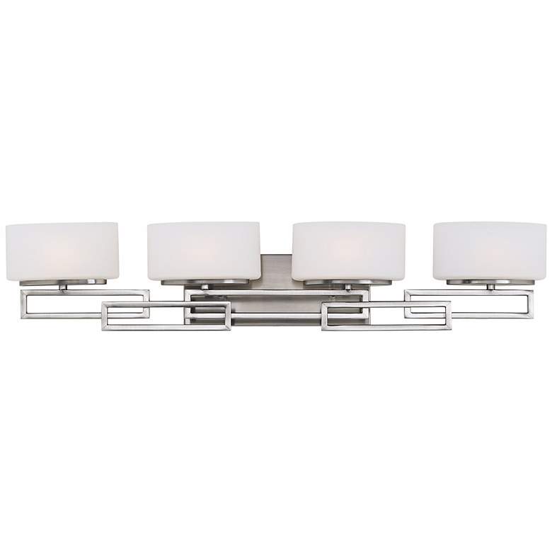 Image 3 Hinkley Lanza Nickel 34" Wide Bathroom Wall Light more views