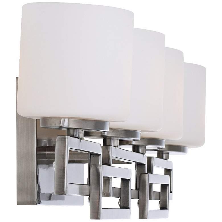 Image 4 Hinkley Lanza Nickel 34" Wide Bathroom Wall Light more views