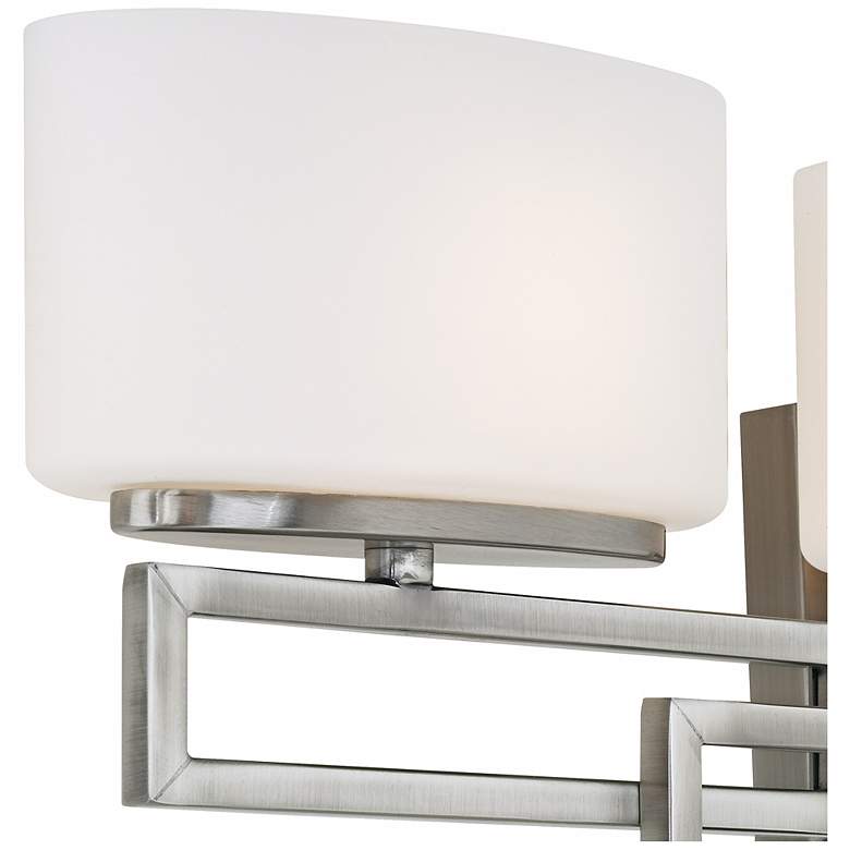 Image 5 Hinkley Lanza Nickel 34" Wide Bathroom Wall Light more views