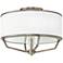 Hinkley Larchmere 18" Wide English Nickel Ceiling Light