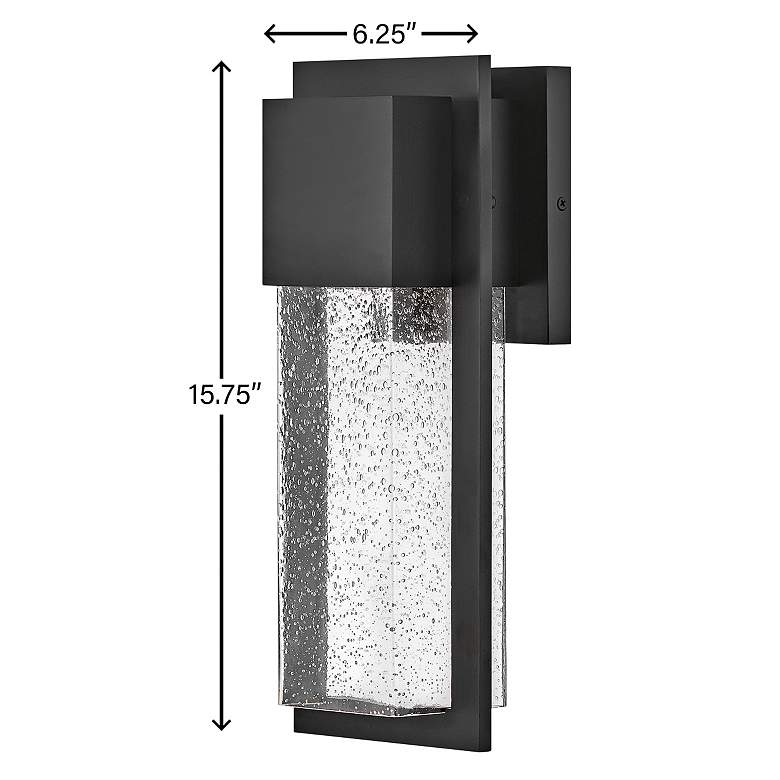 Image 7 Hinkley Lark Alex 15 3/4" High Black LED Outdoor Wall Light more views