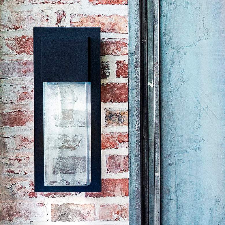 Image 1 Hinkley Lark Alex 20" High Black LED Outdoor Wall Light
